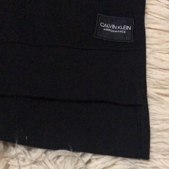 Calvin Klein Performance Line Cowl Neck Sweatshirt-Sz s-Black-Cotton Blend-EUC - Picture 16 of 16